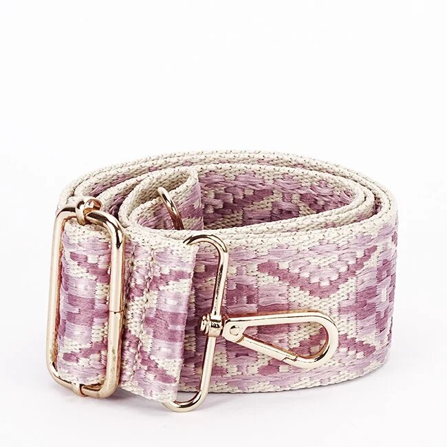 TOM&EVA Paris Curea de schimb roz bej pentru poseta ajustabila 23GS-5752