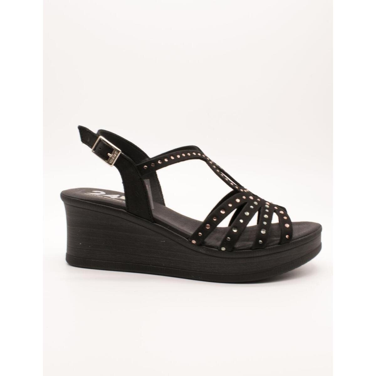 24 Hrs Pantofi 26792 Nobuck Negro