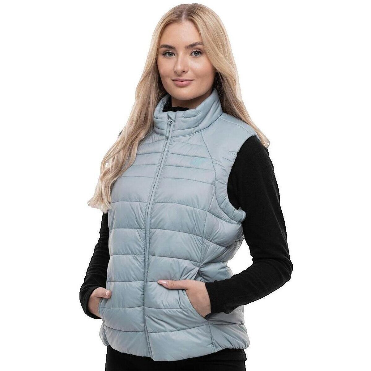 4F Îmbracaminte Gilet Matelassé Bleu