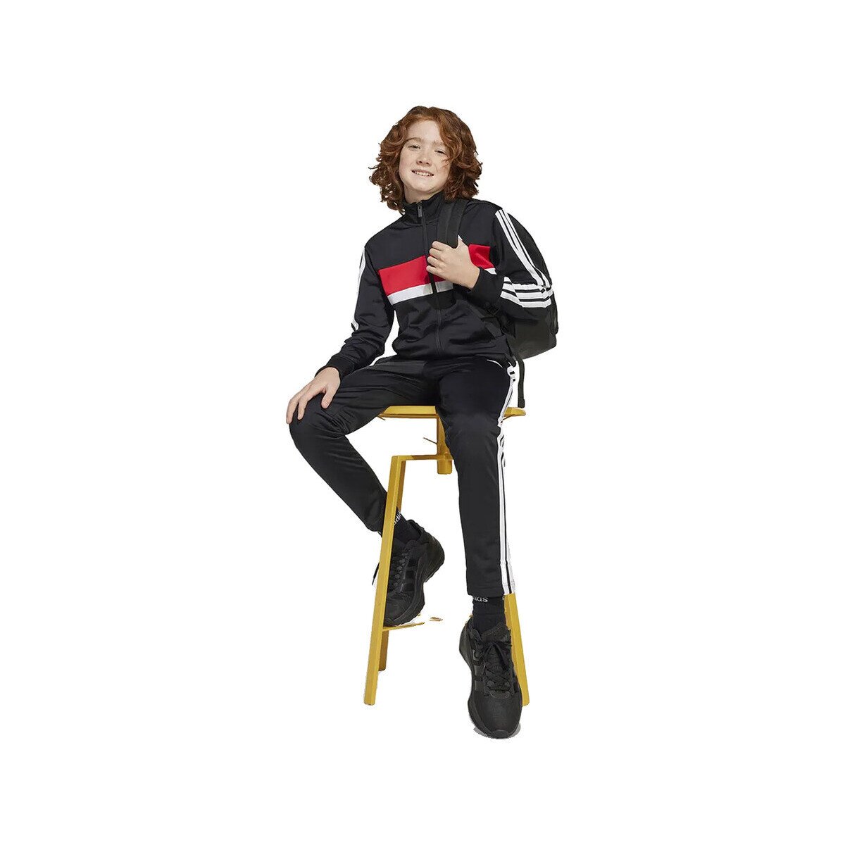 adidas Îmbracaminte Ensemble Tiberio 3-Stripes climacool noir enfants