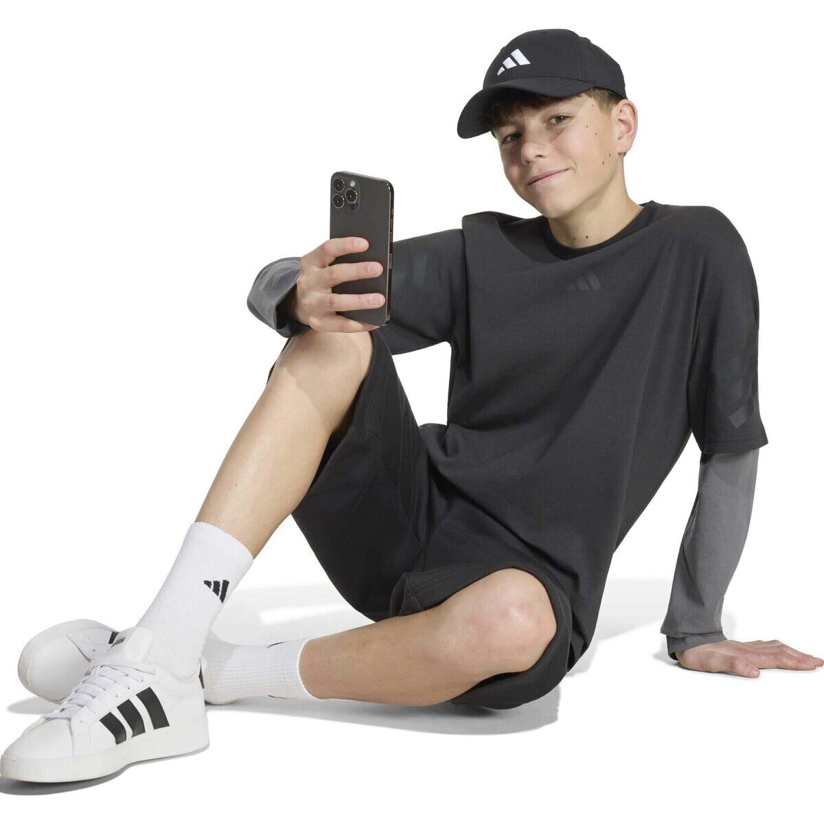 adidas Îmbracaminte J Fi 2In1 Ls T