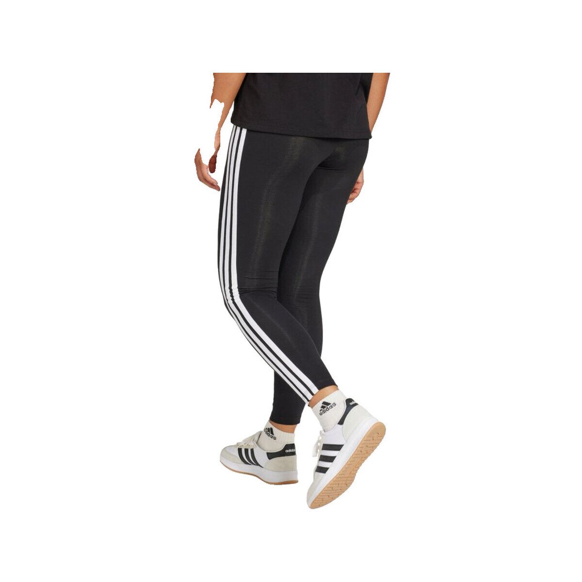 adidas Îmbracaminte Leggings 3-stripes cotton noir