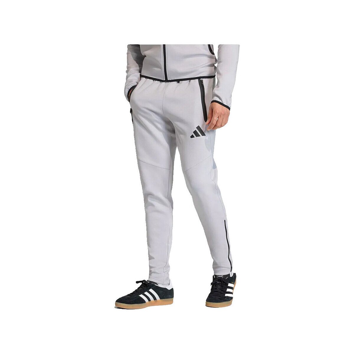adidas Îmbracaminte Pantalons de survêtement Tiro Travel gris