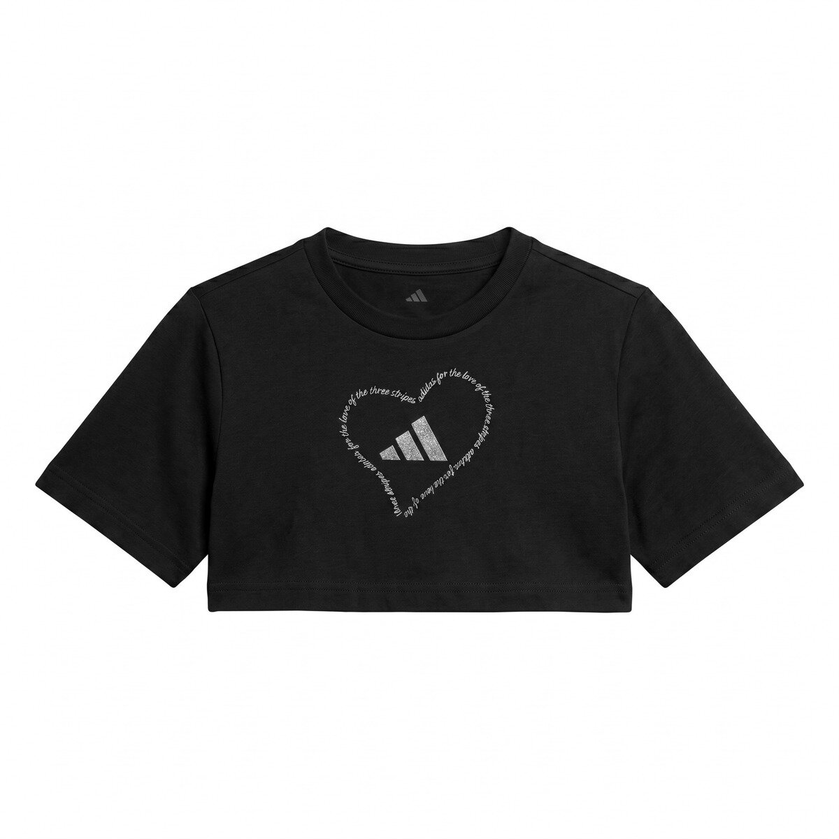 adidas Îmbracaminte SATIN EMBROIDERY CROPPED GRAPHIC T-SHIRT