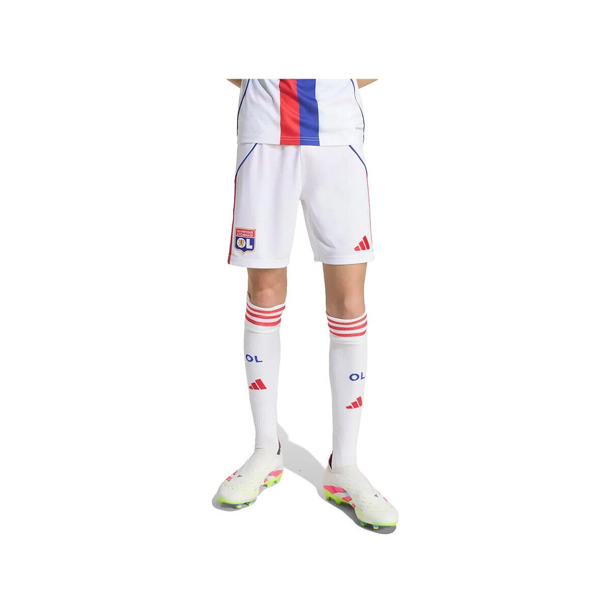 adidas Îmbracaminte Shorts Olympique Lyonnais AEROREADY blanc pur