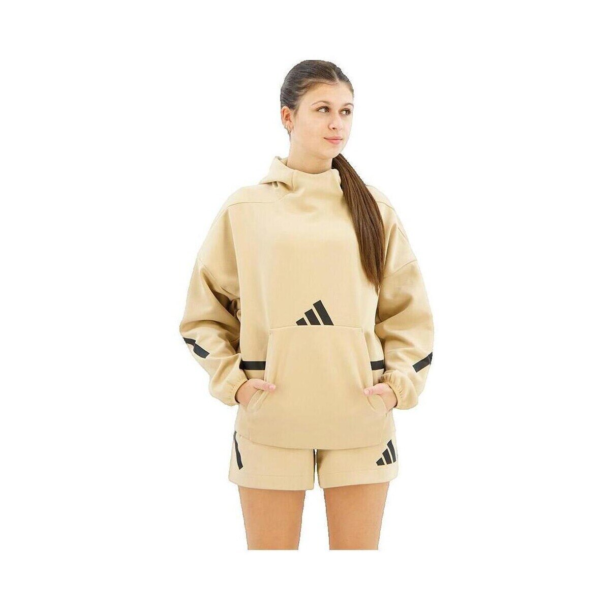 adidas Îmbracaminte Sweat à capuche Z.N.E beige