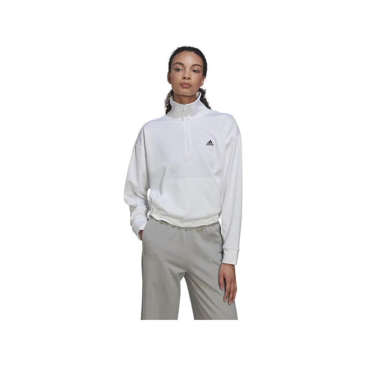 adidas Îmbracaminte Sweatshirt Aeroready molleton brossé