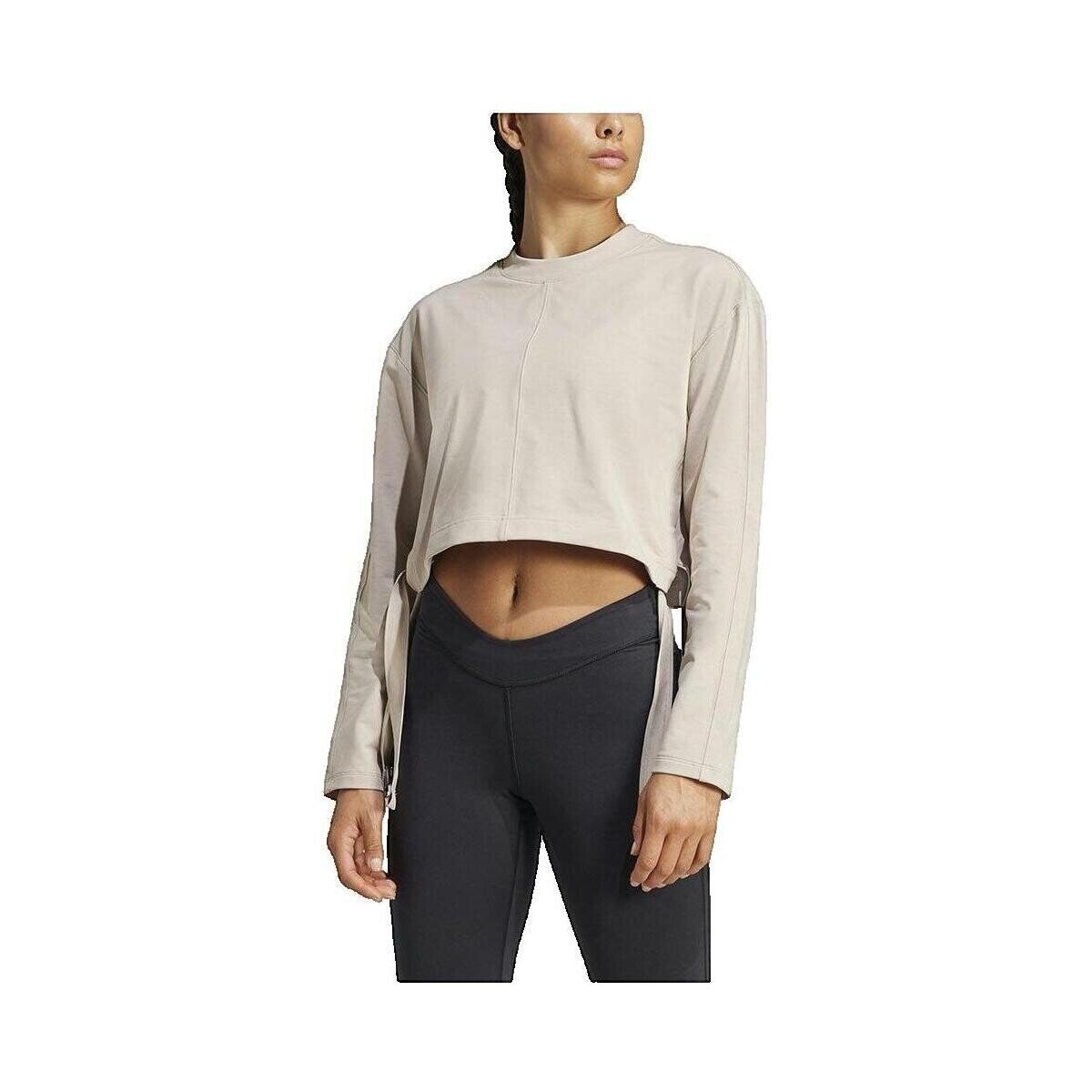 adidas Îmbracaminte Sweatshirt Yoga Cover Up beige