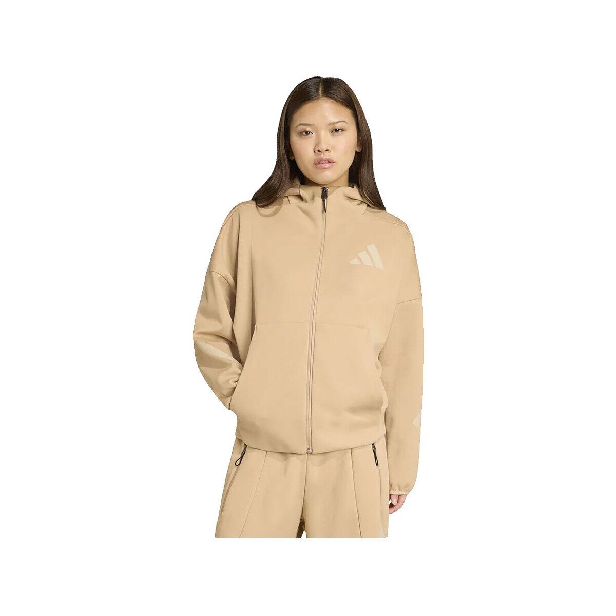 adidas Îmbracaminte Sweatshirt Z.n.e Full Zip Sweatshirt beige