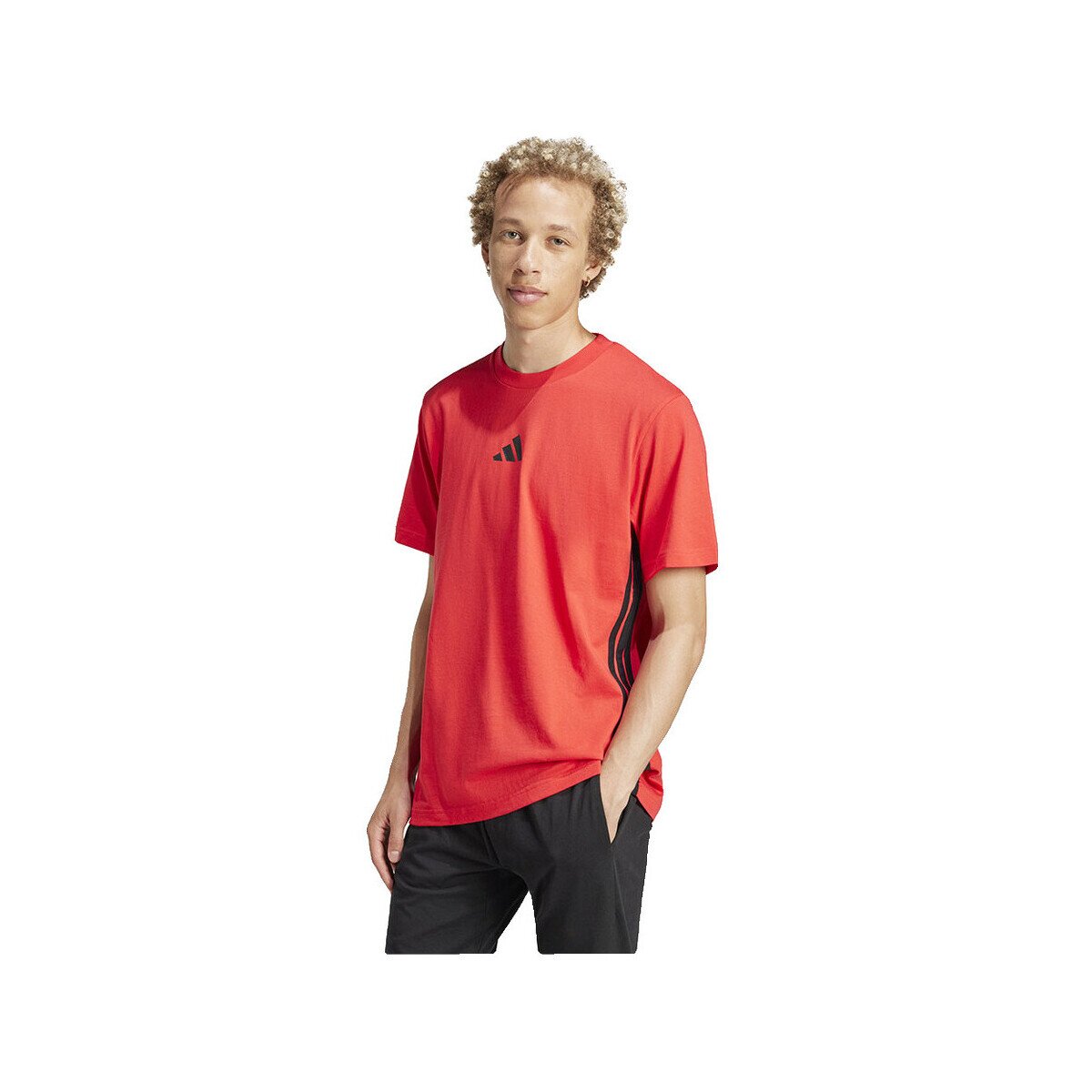 adidas Îmbracaminte T-shirt Essentials 3 Stripes 100% coton