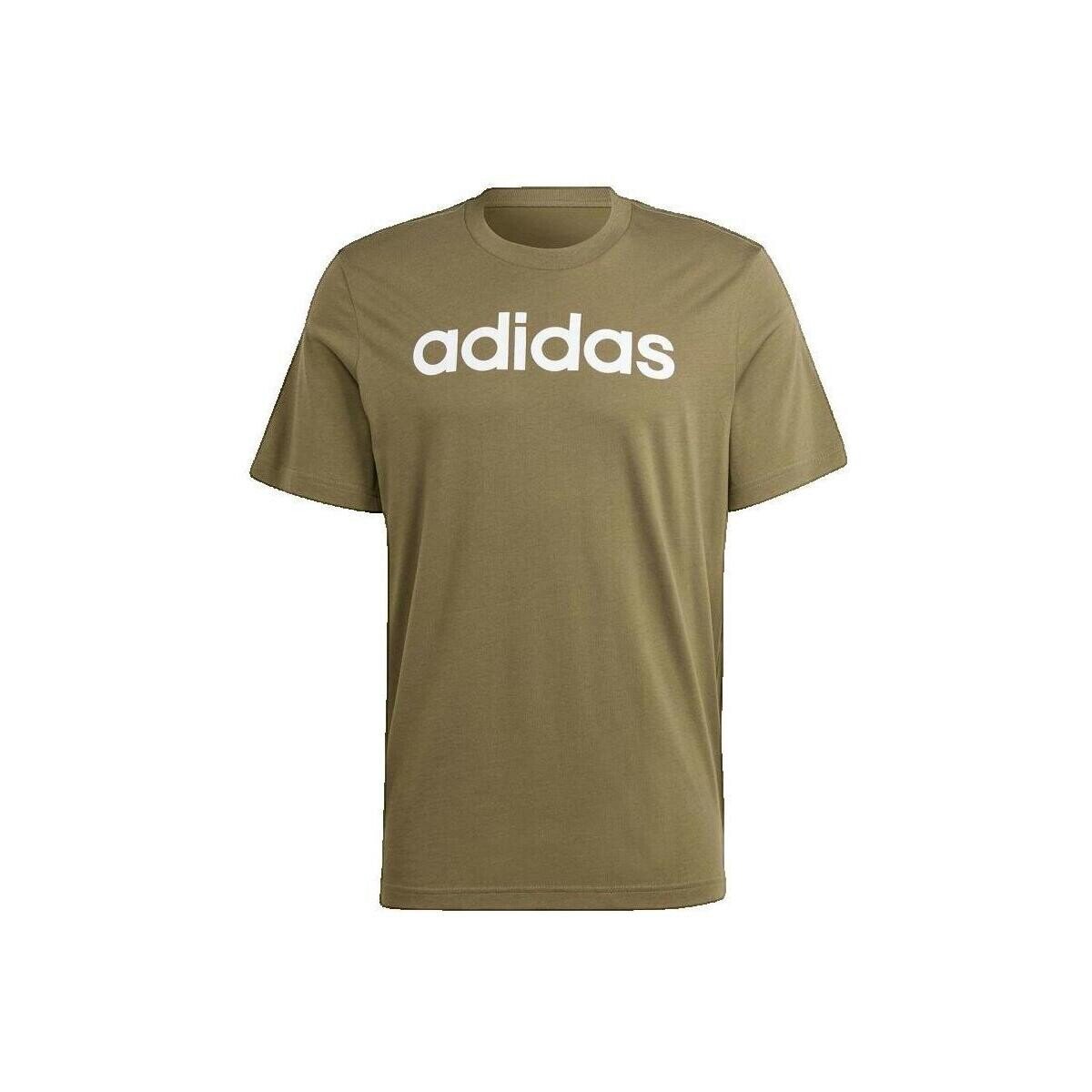 adidas Îmbracaminte T-shirt Essentials avec logo brodé - kaki