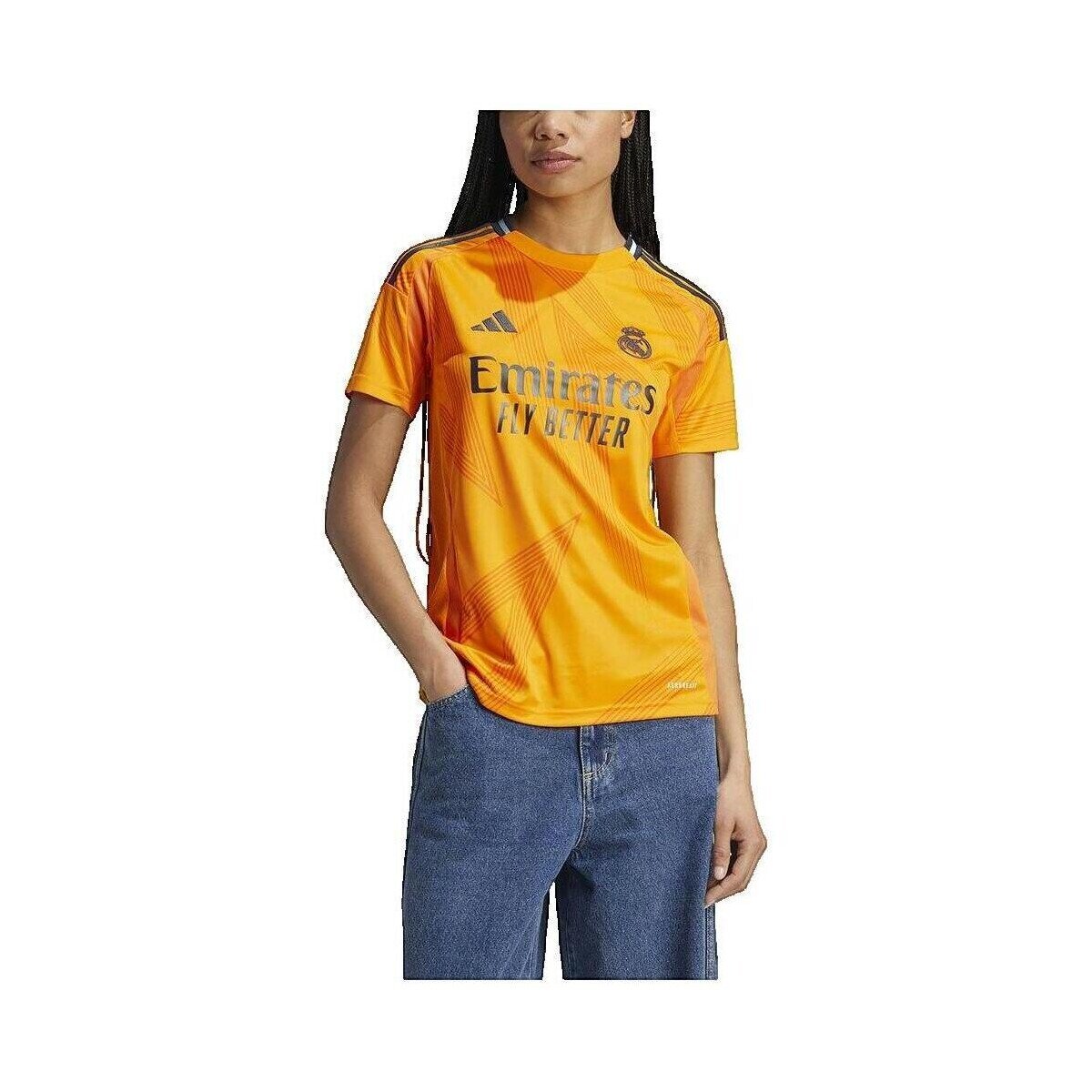 adidas Îmbracaminte T-shirt Femme Real Madrid Extérieur 2024-2025
