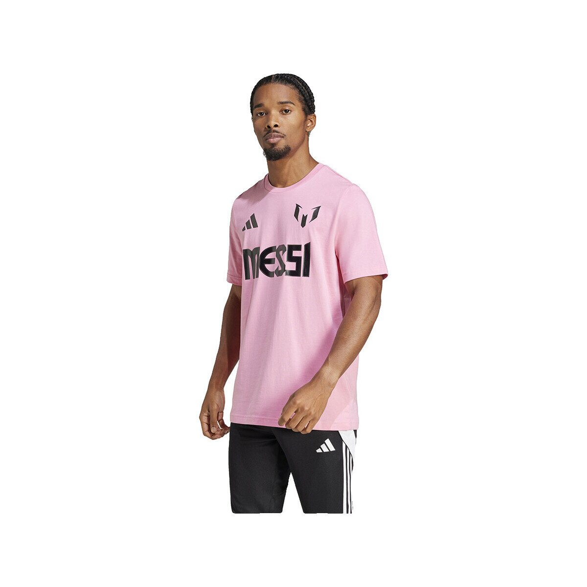 adidas Îmbracaminte T-shirt Messi Name number col ras du cou côtelé