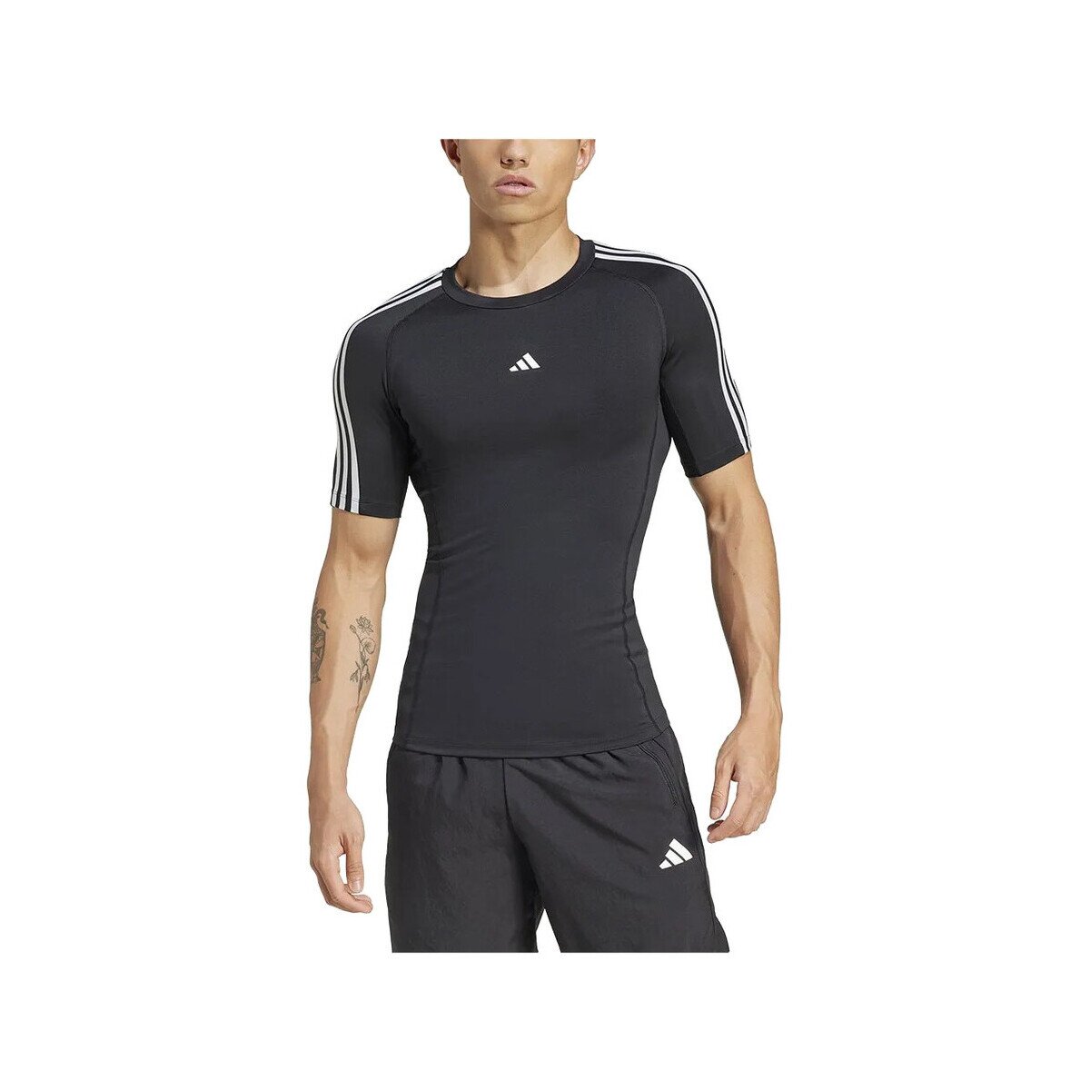 adidas Îmbracaminte T-shirt Techfit 3-Stripes compression