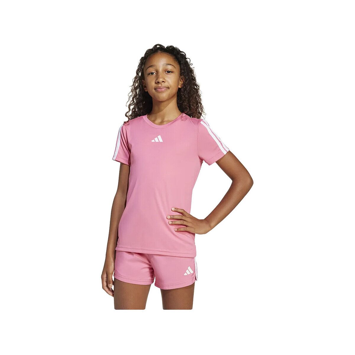 adidas Îmbracaminte T-shirt Training Essentials 3 Stripes rose