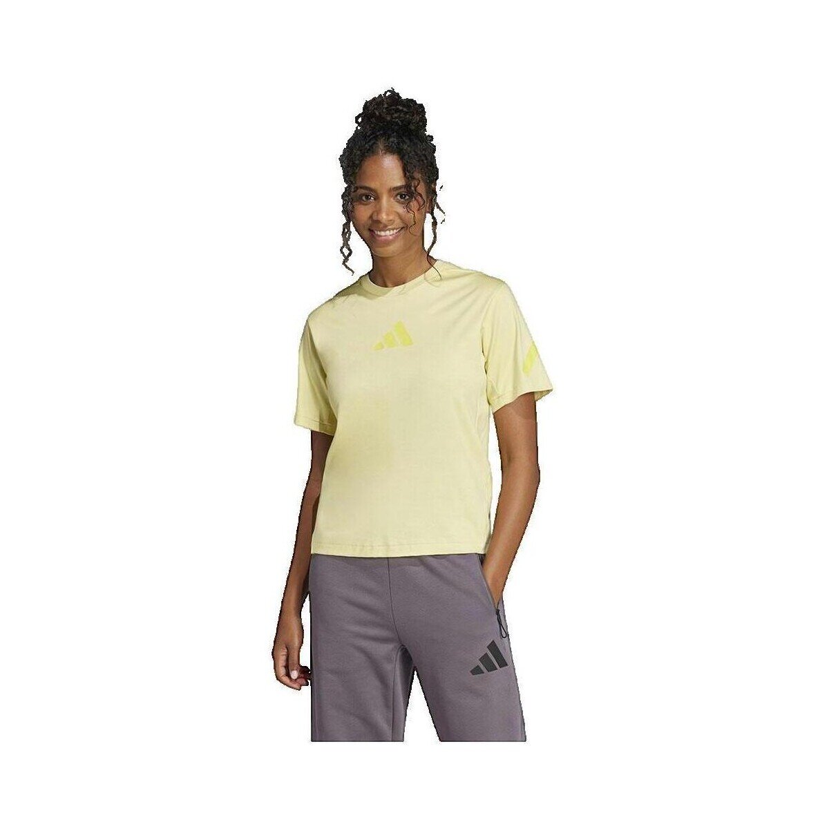 adidas Îmbracaminte T-shirt Z.N.E manches courtes jaune
