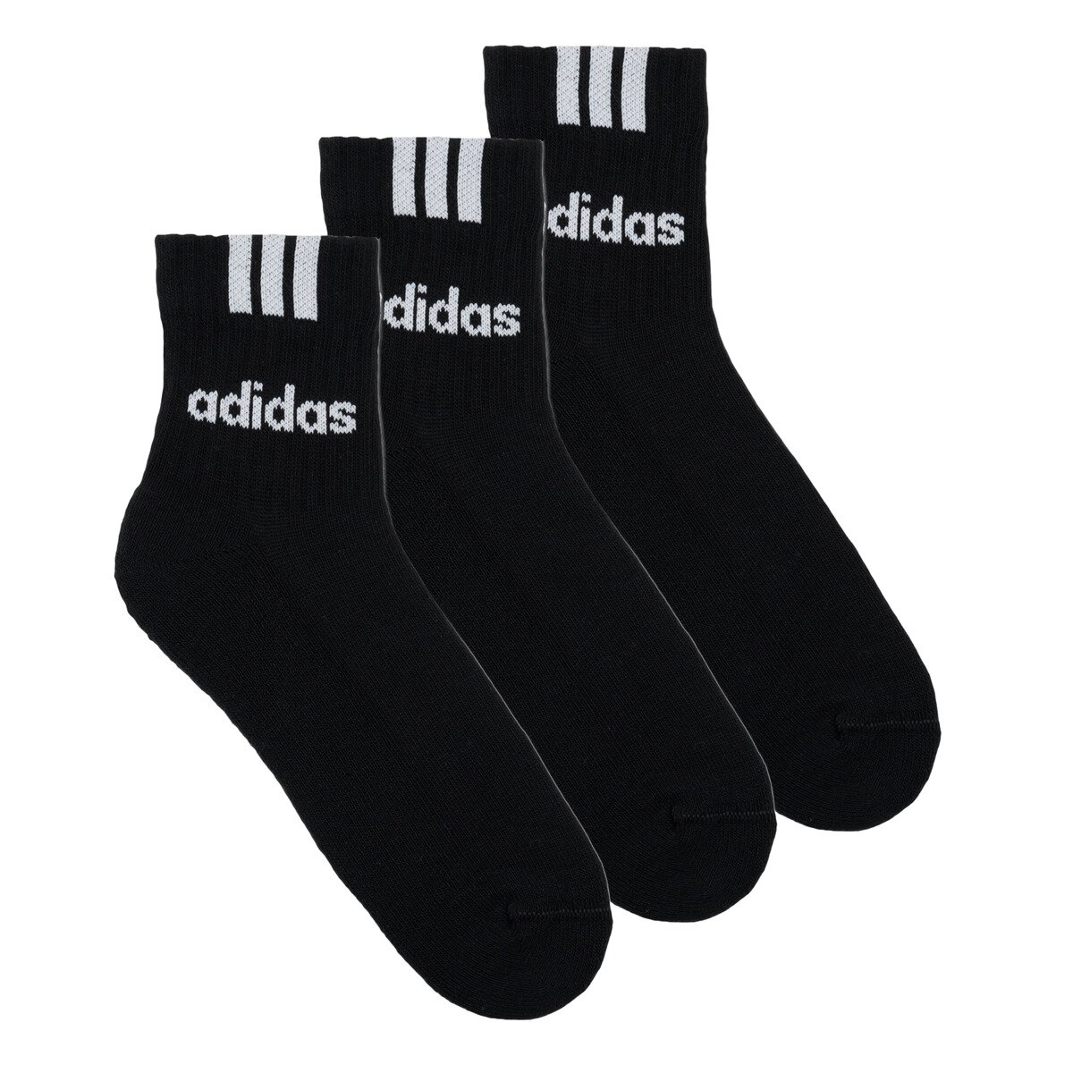 adidas Lenjerie intimă 3-Stripes Linear Half-Crew Cushioned Socks 3 Pairs