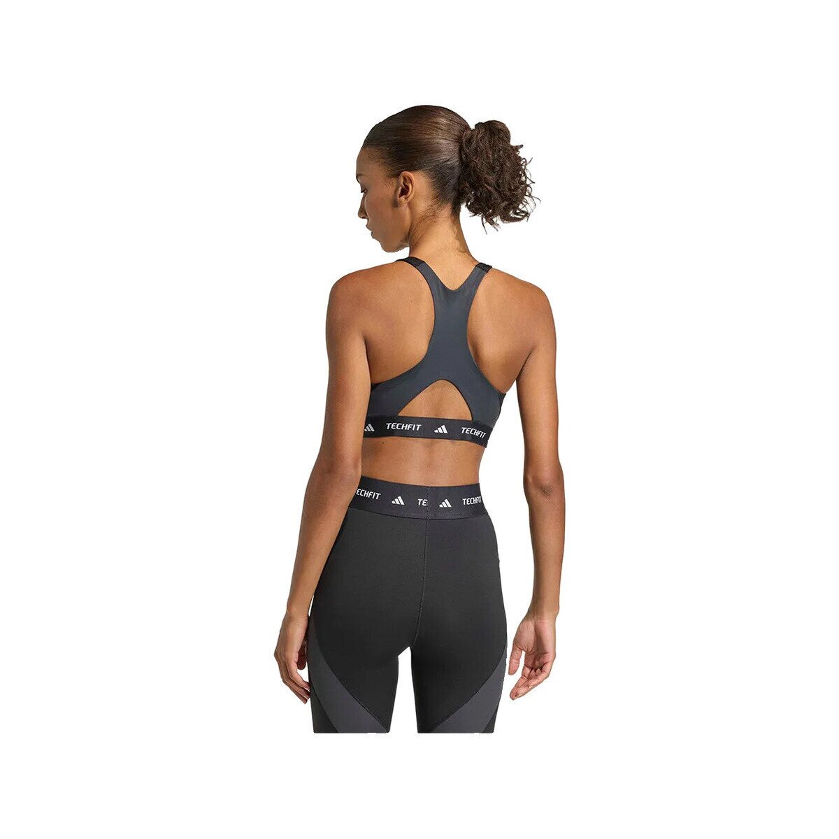adidas Lenjerie intimă Brassière de sport Techfit Workout couleur bloc moyen