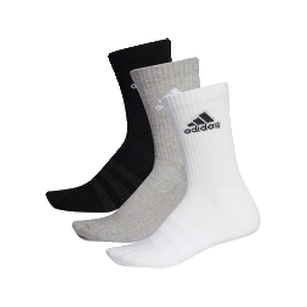 adidas Lenjerie intimă Chaussettes cushioned crew gris/noir/blanc