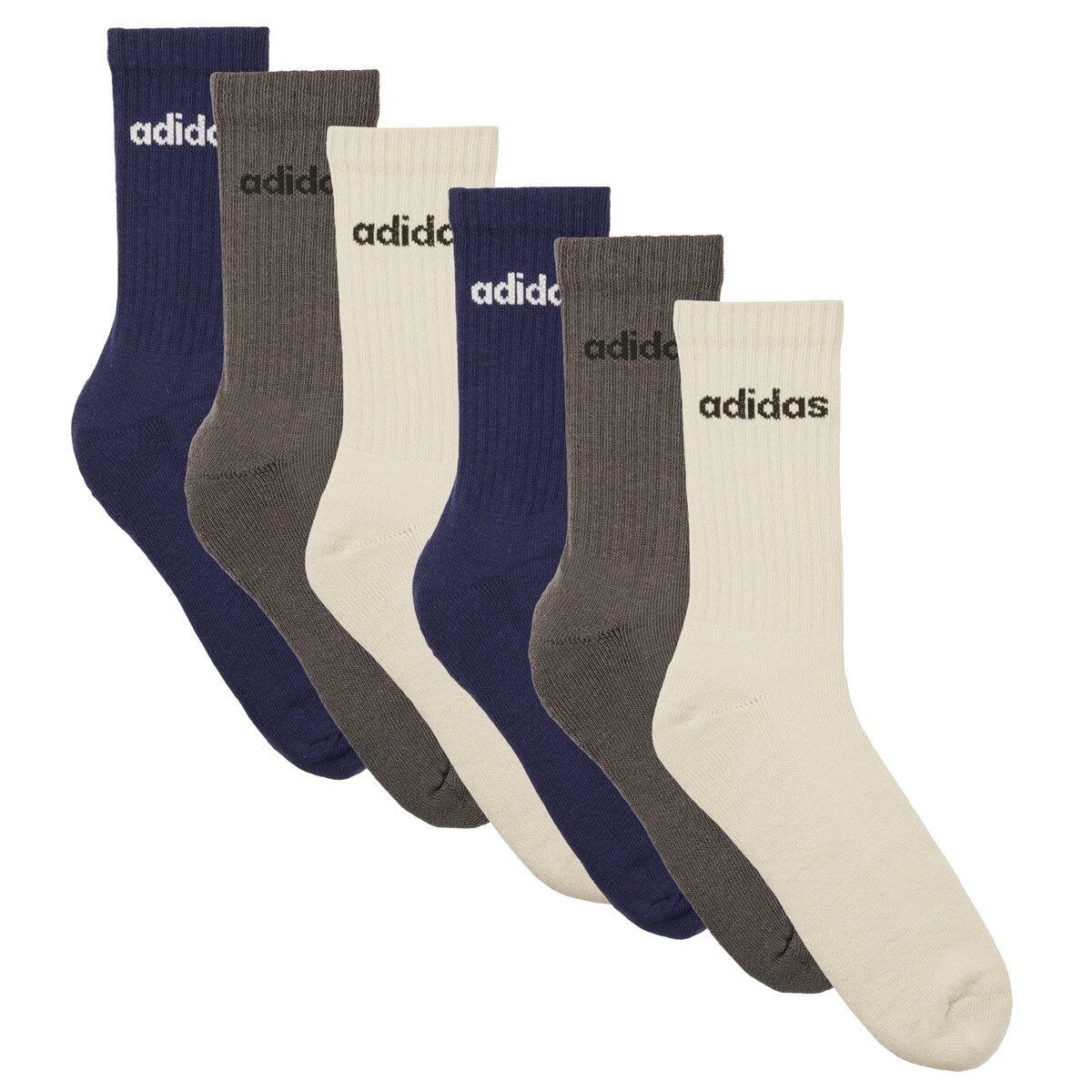 adidas Lenjerie intimă Linear Crew Socks Cushioned Socks 6 Pair Pack