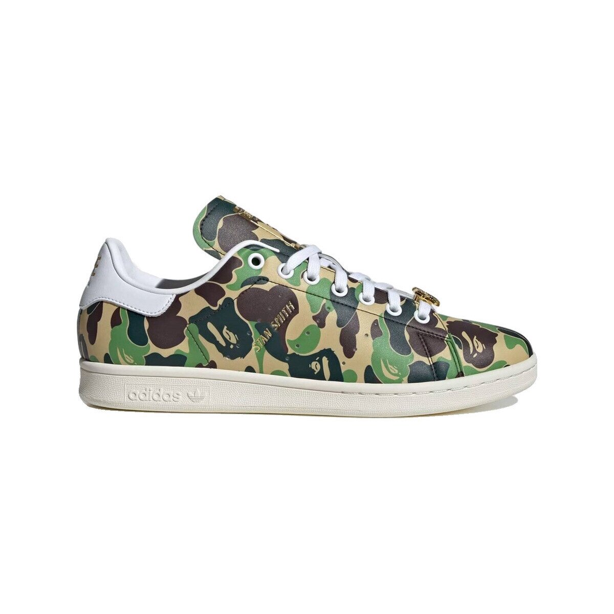 adidas Pantofi Baskets stan smith bape camo cuir