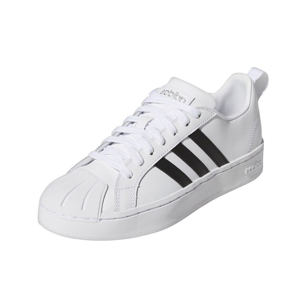 adidas Pantofi Baskets streetcheck blanc/noir/argent