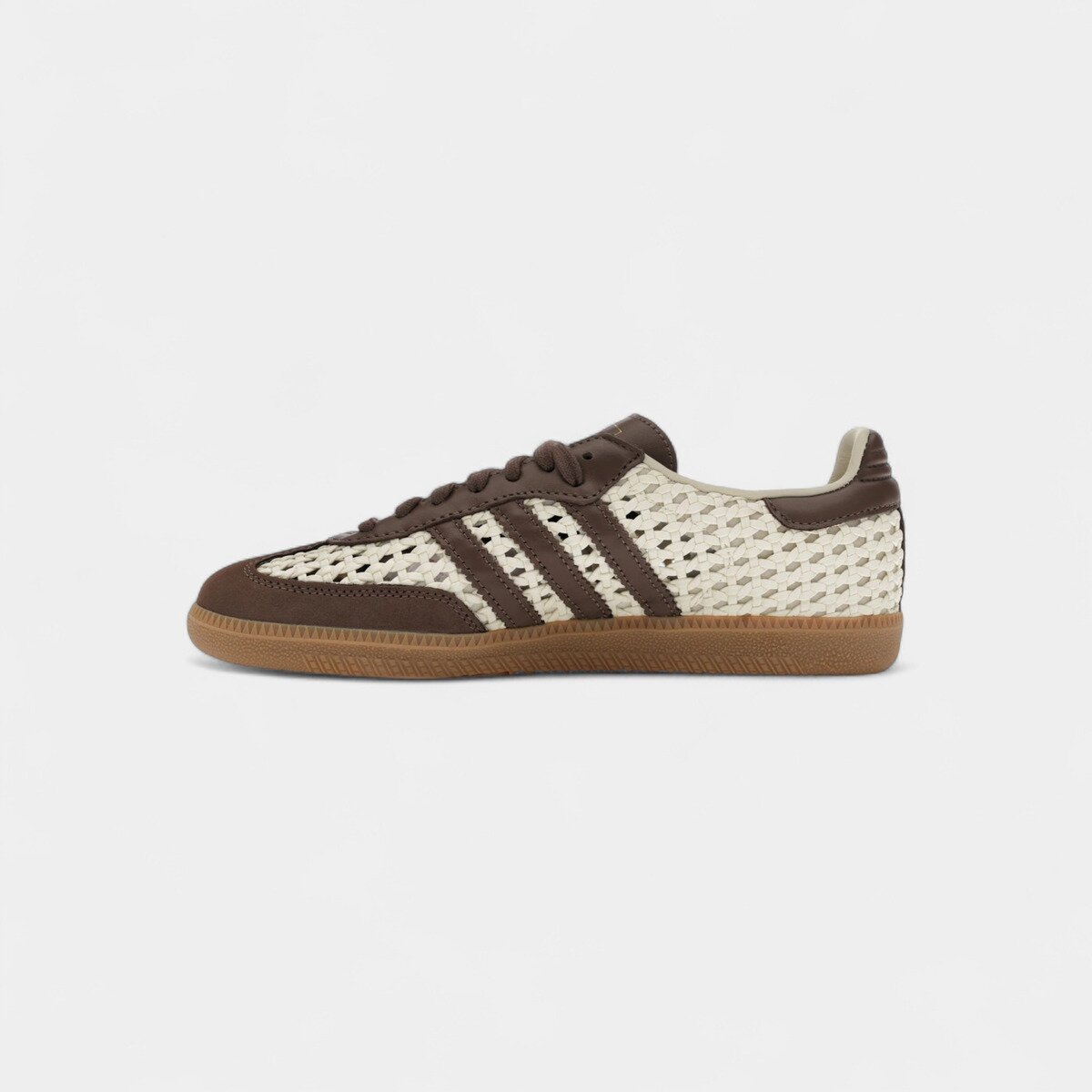 adidas Pantofi Samba OG Basketweave Cream White Earth Strata (Women's)
