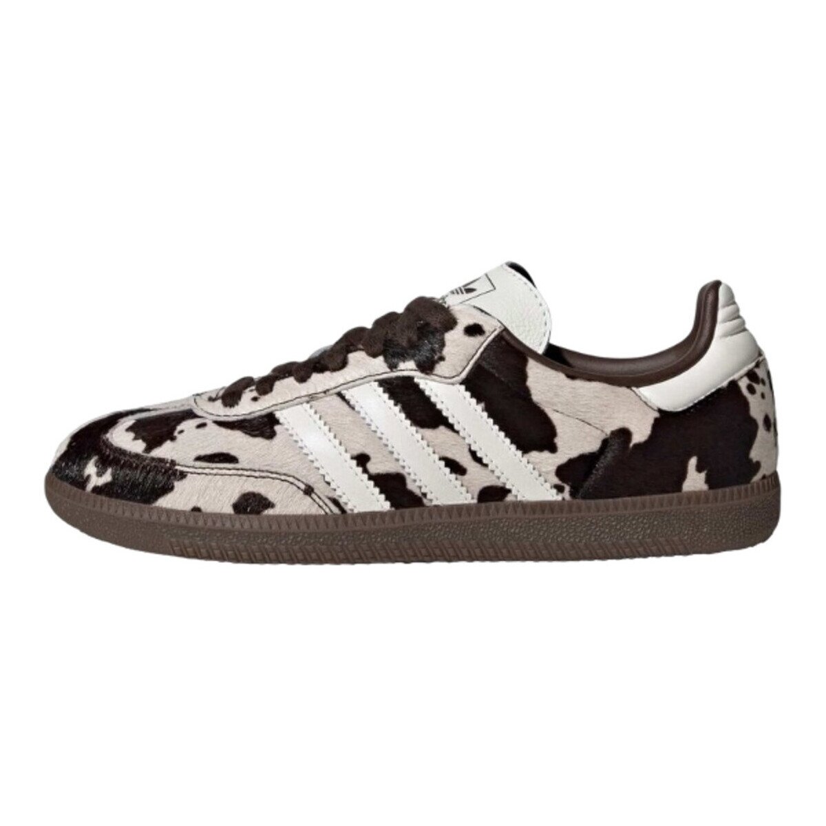 adidas Pantofi Samba OG Cow Print Dark Brown White