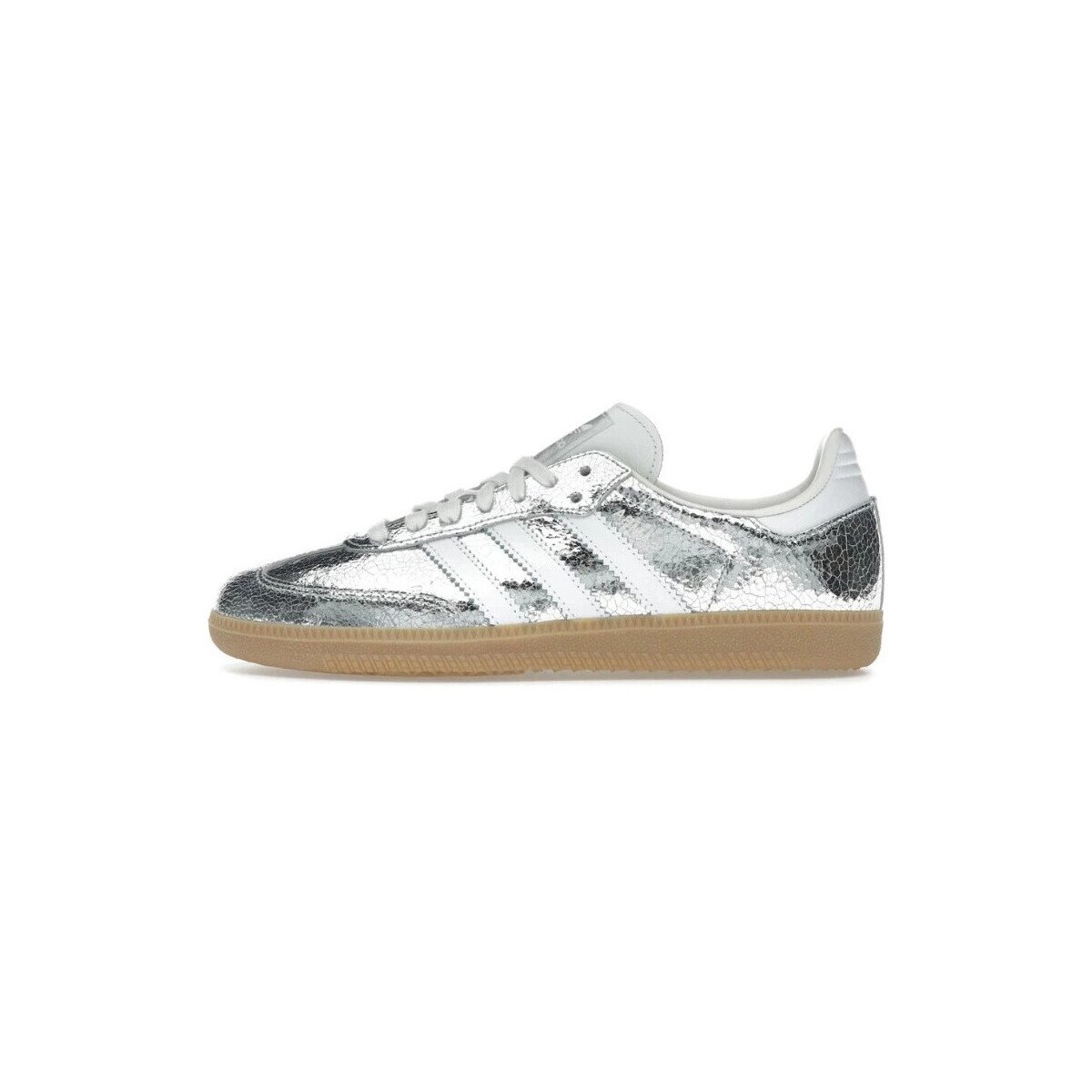 adidas Pantofi Samba OG Silver Metallic Cracked Leather
