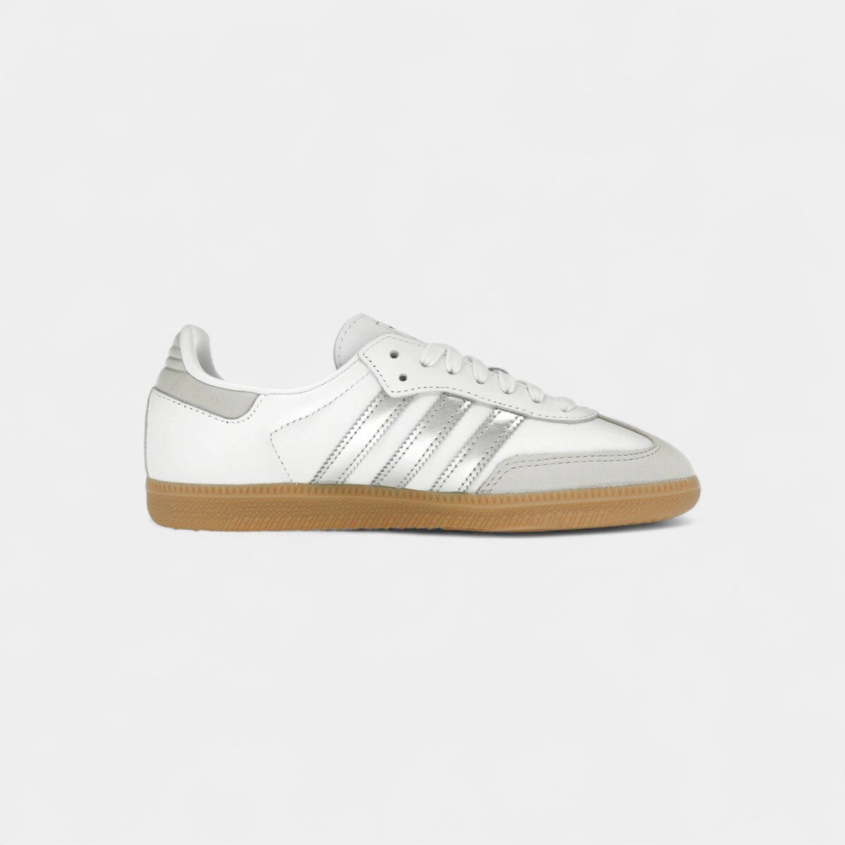 adidas Pantofi Samba OG White Silver Metallic Grey (Women's)