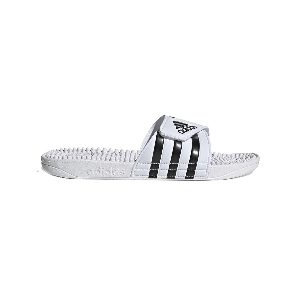 adidas Pantofi Sandales adissage blanc/noir