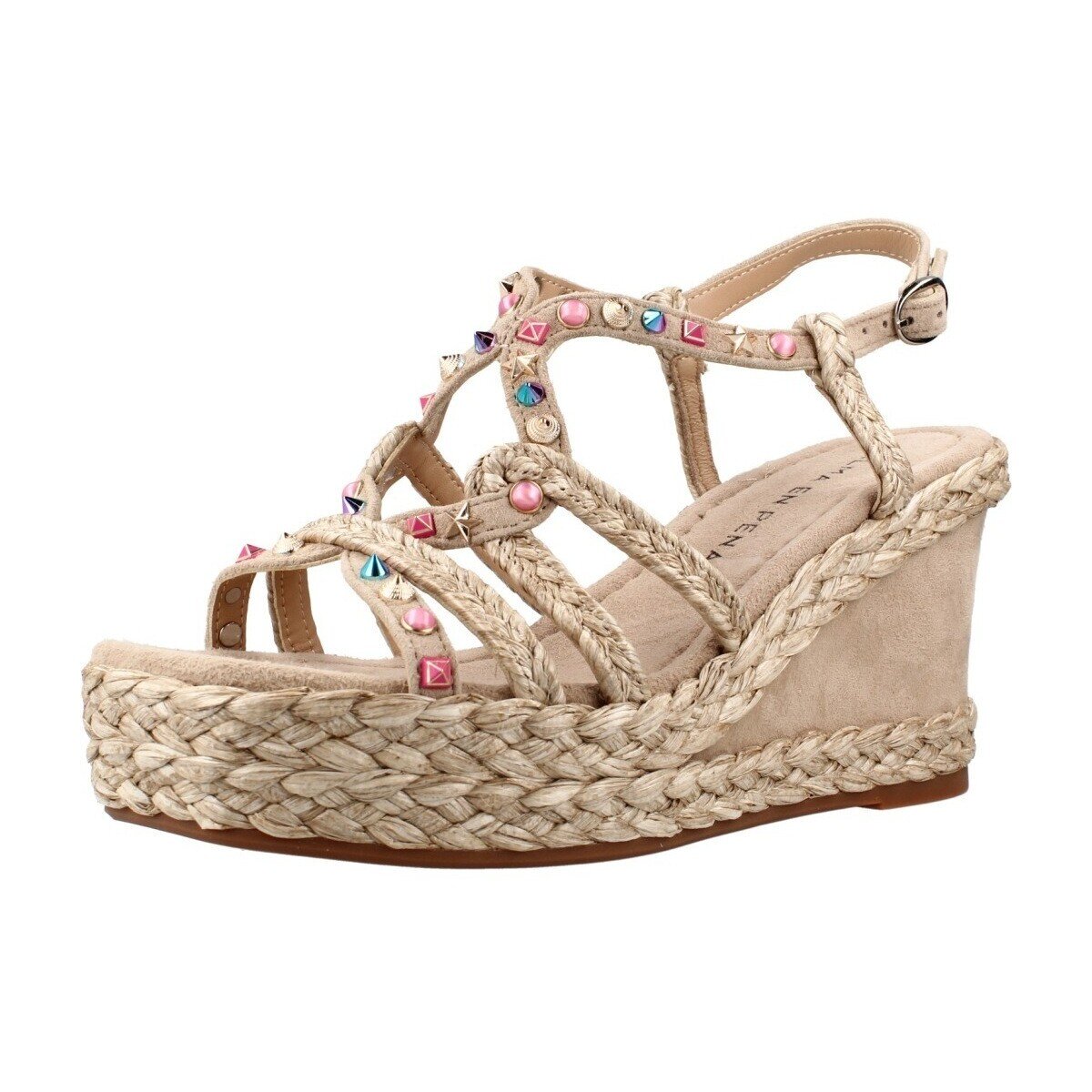 ALMA EN PENA Pantofi Sandalia Plataforma Suede