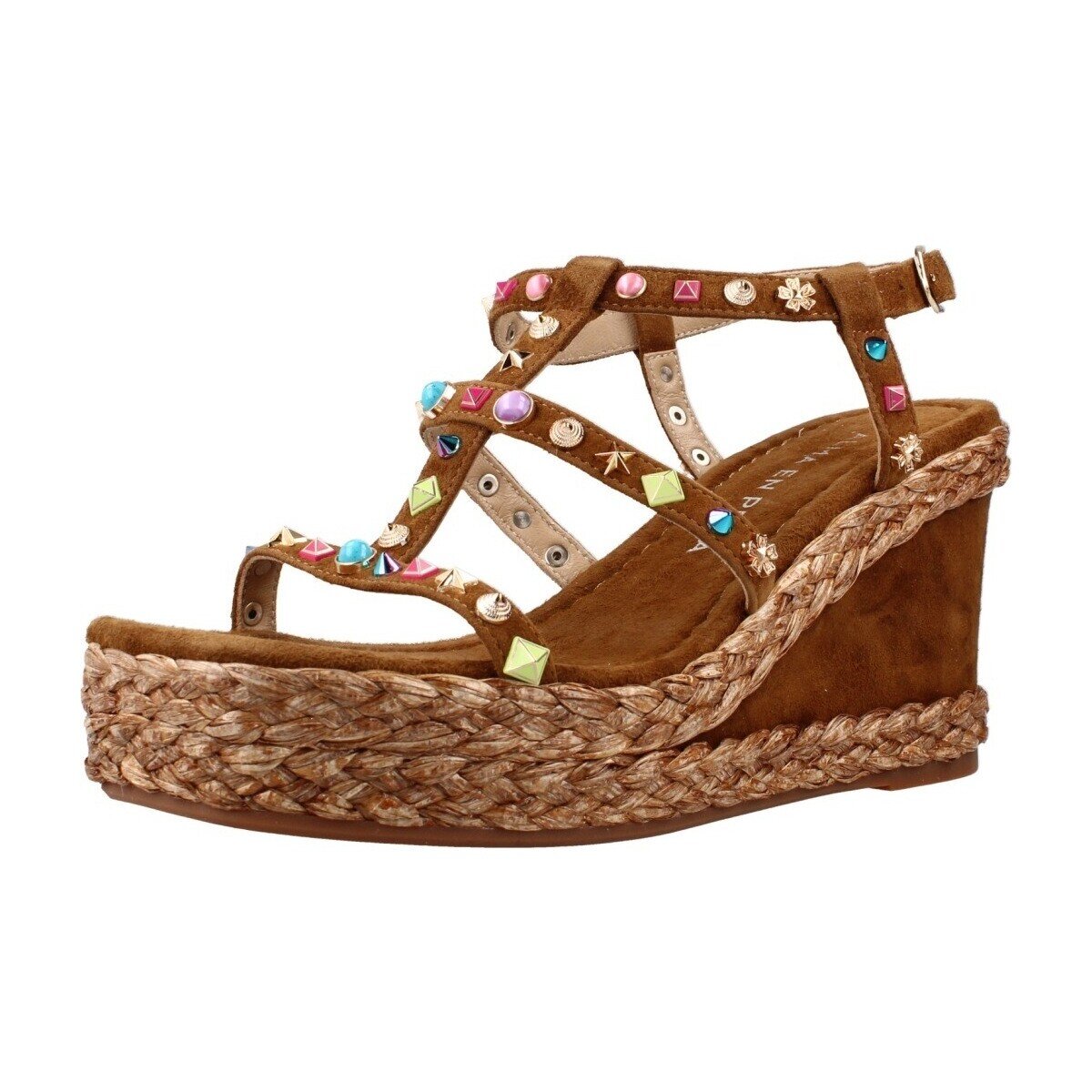 ALMA EN PENA Pantofi Sandalia Platafroma Suede