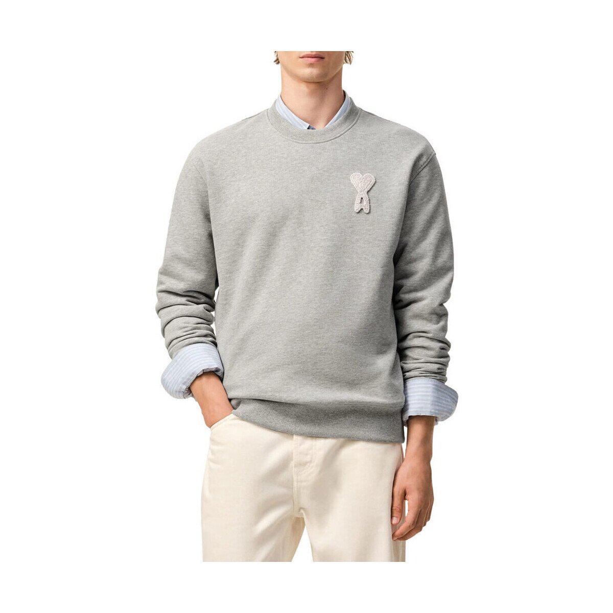 AMI Paris Îmbracaminte SWEATSHIRT USW787.730 GREY