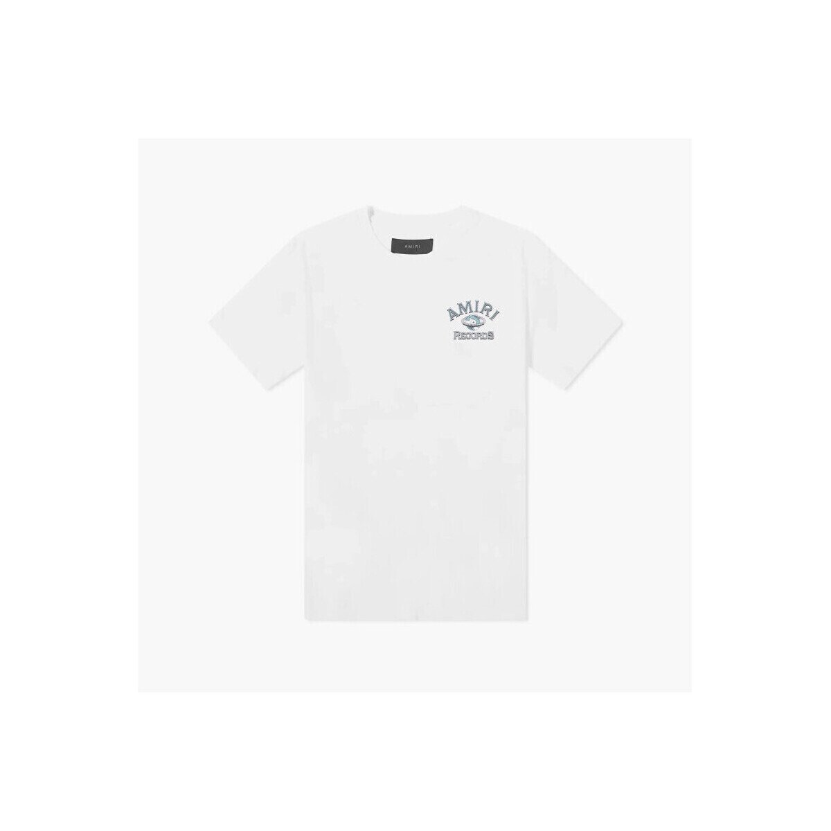 Amiri Îmbracaminte GLOBAL RECORDS TEE WHITE