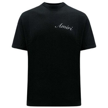 Amiri Îmbracaminte SCRIPT LOGO TEE BLACK