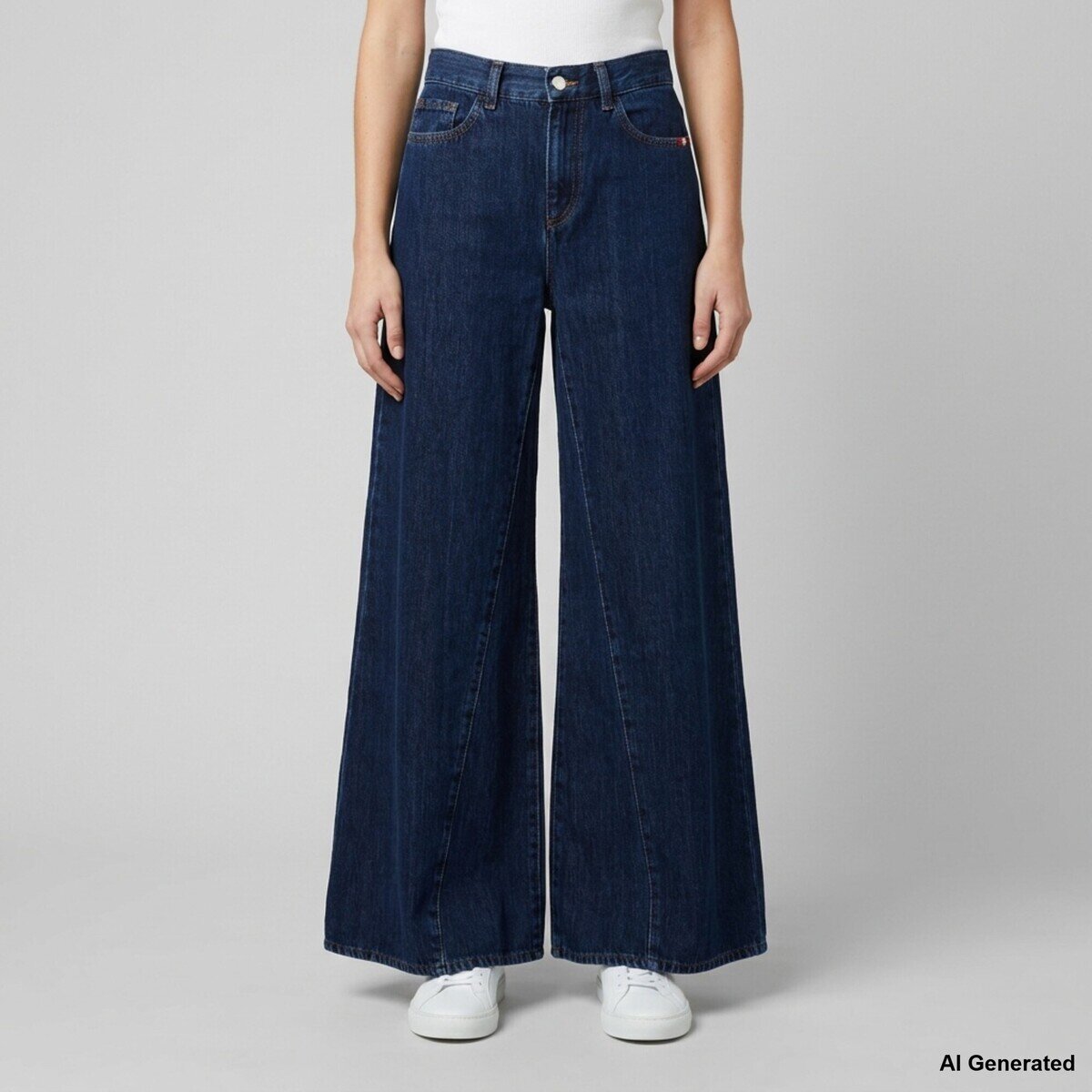 Amish Îmbracaminte Js) Colette Woman Denim Tencel Dark Stone
