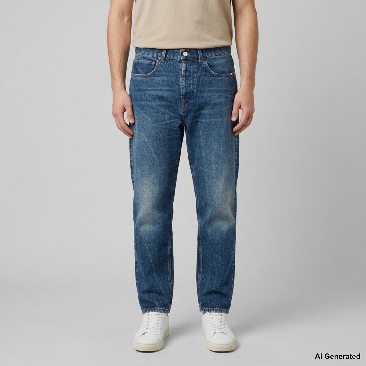 Amish Îmbracaminte Js) Jeremiah Man Denim Azul