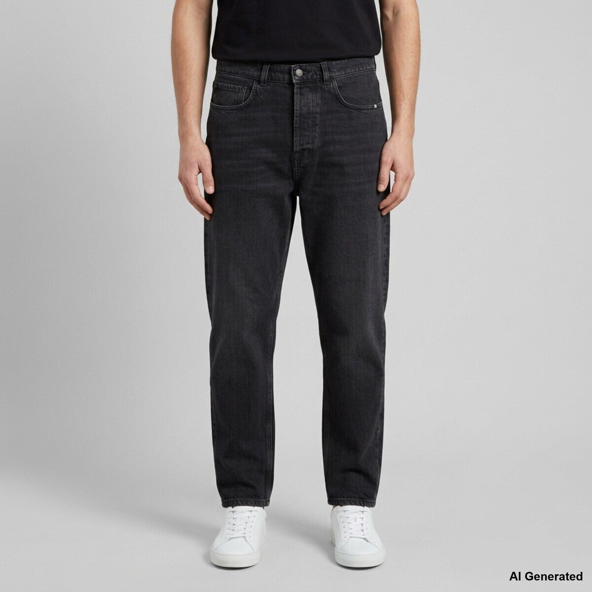 Amish Îmbracaminte Js) Jeremiah Man Denim Black Used Black