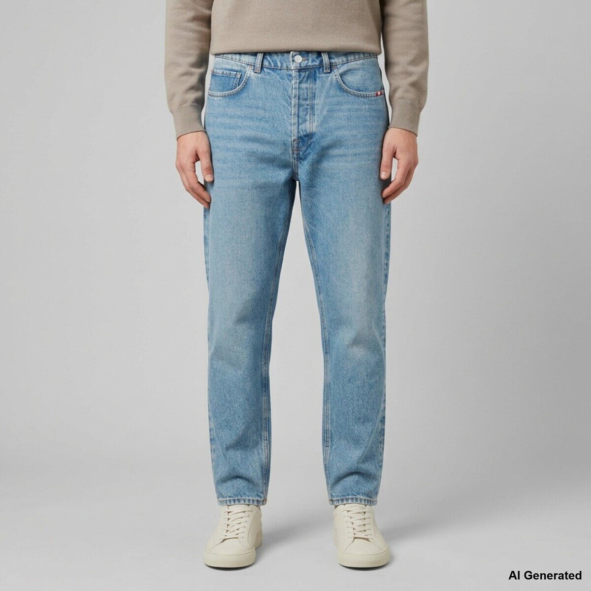 Amish Îmbracaminte Js) Jeremiah Man Denim Sand Stone