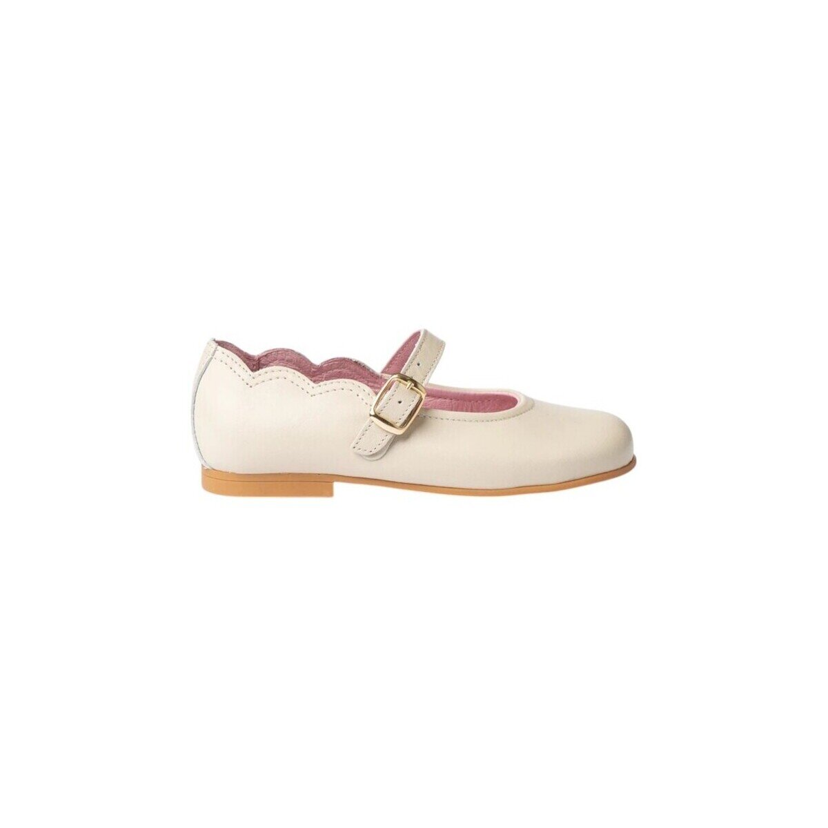 Angelitos Pantofi 1103 BAILARINA HEBILLA Beige