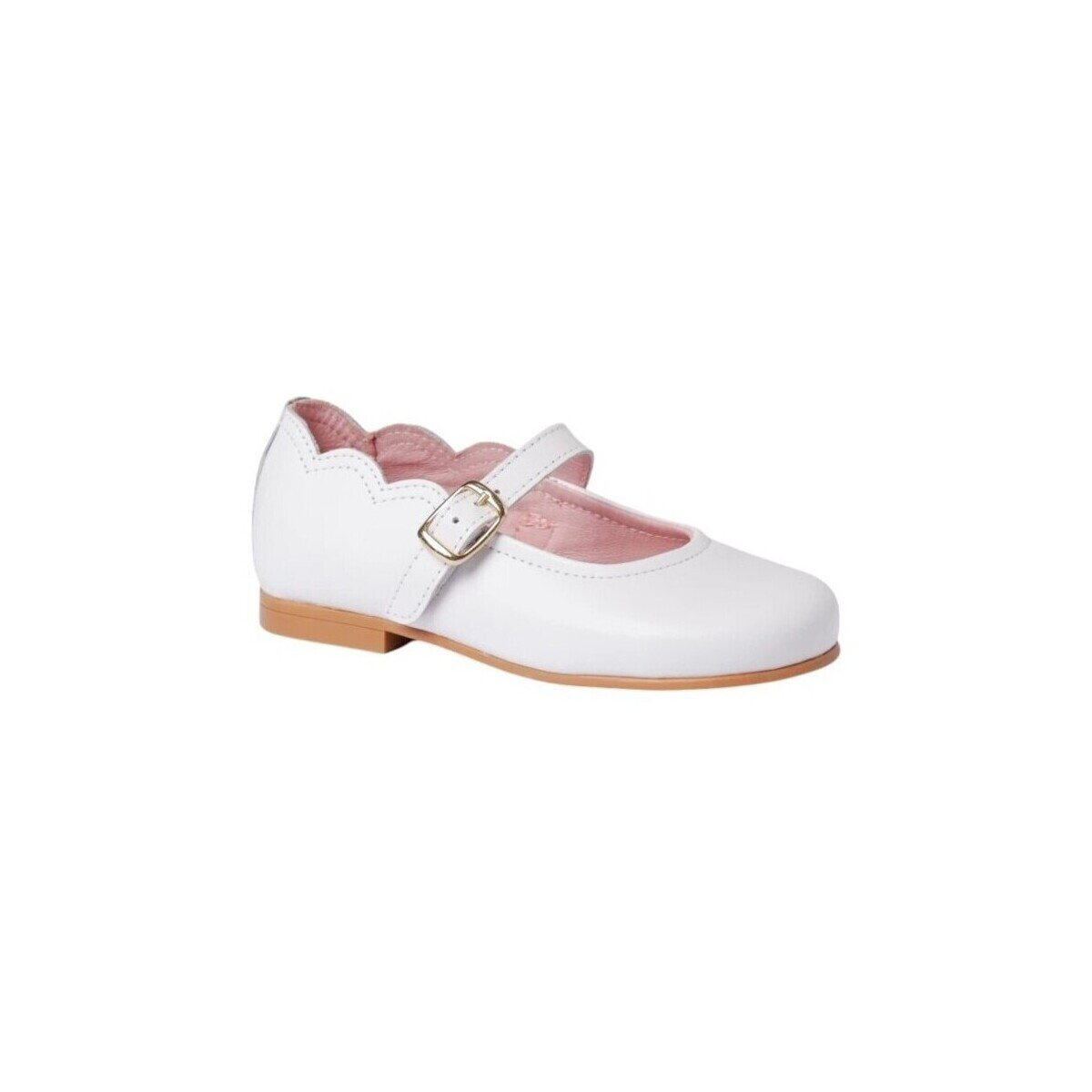 Angelitos Pantofi 1103 BAILARINA HEBILLA Blanco