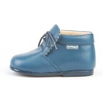Angelitos Pantofi 422 BOTITA CORDON Azulón