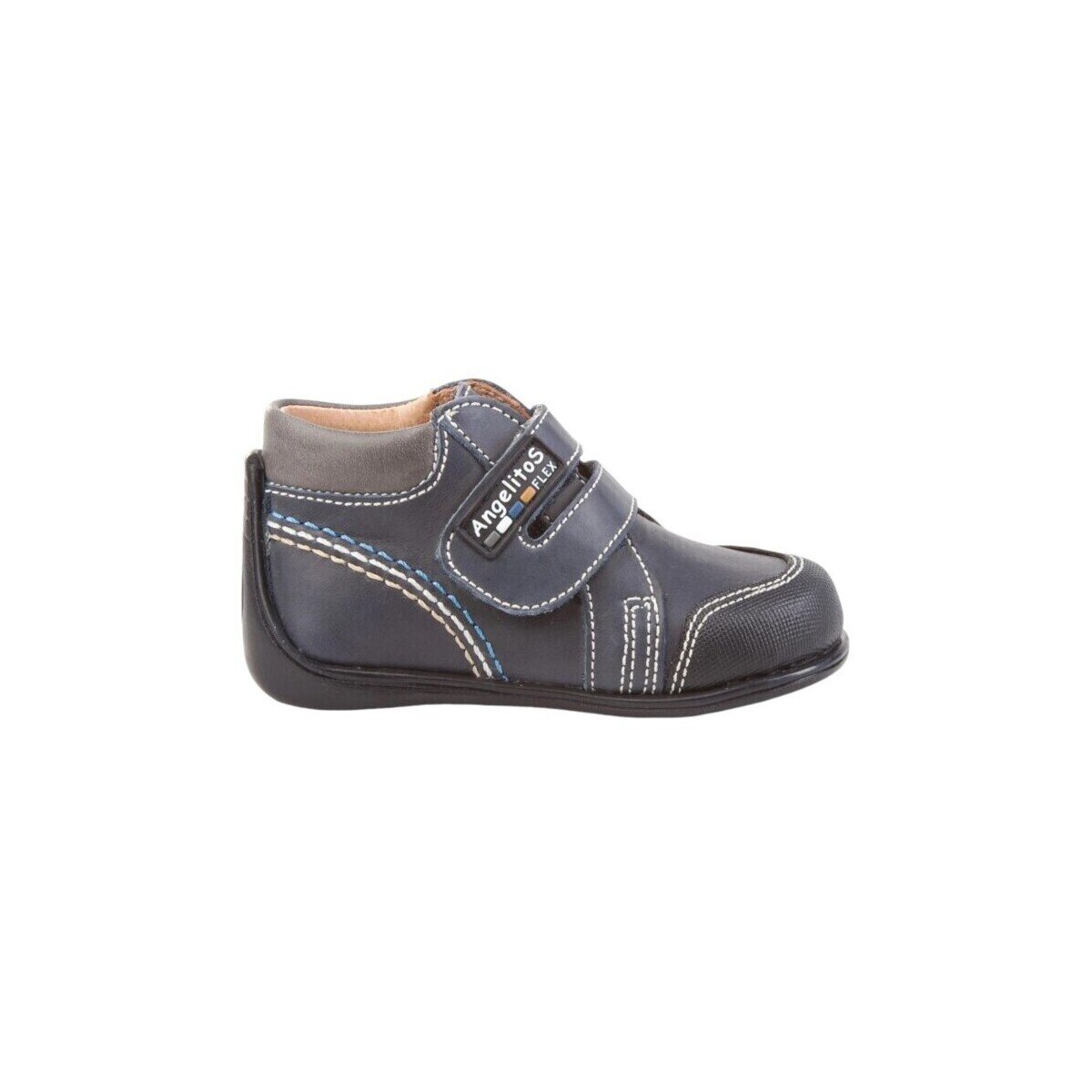 Angelitos Pantofi 610 BOTA VELCRO Marino