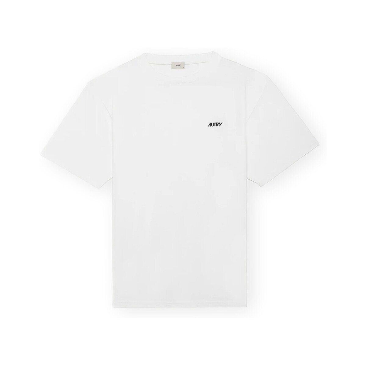 Autry Îmbracaminte Embroidered Logo Tee - White