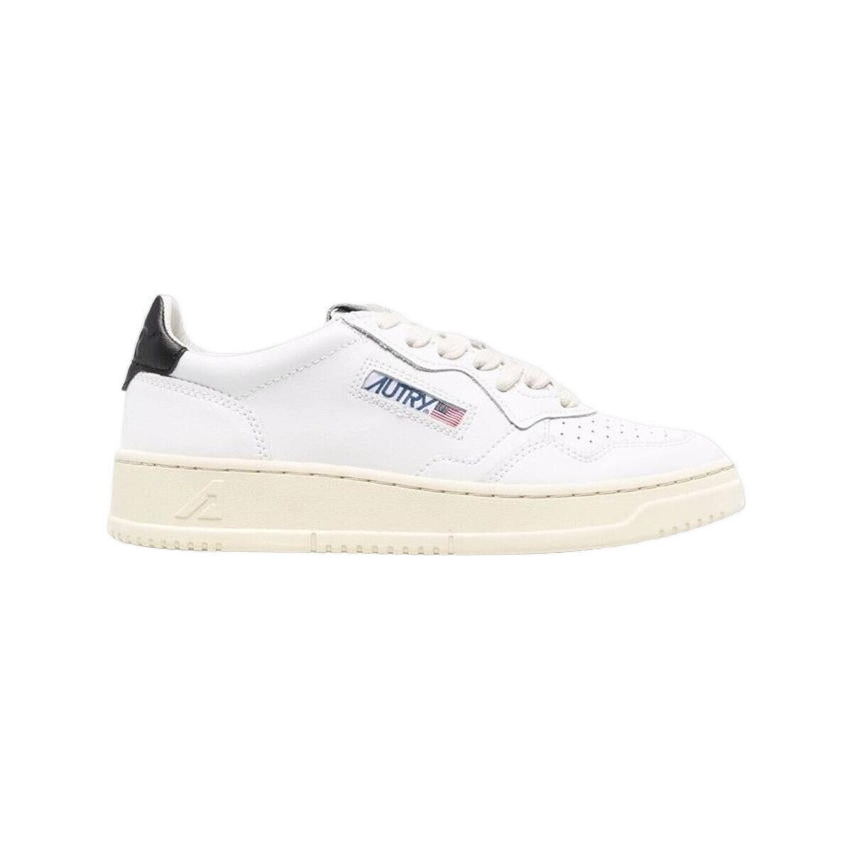 Autry Pantofi Baskets Medalist Low cuir blanc