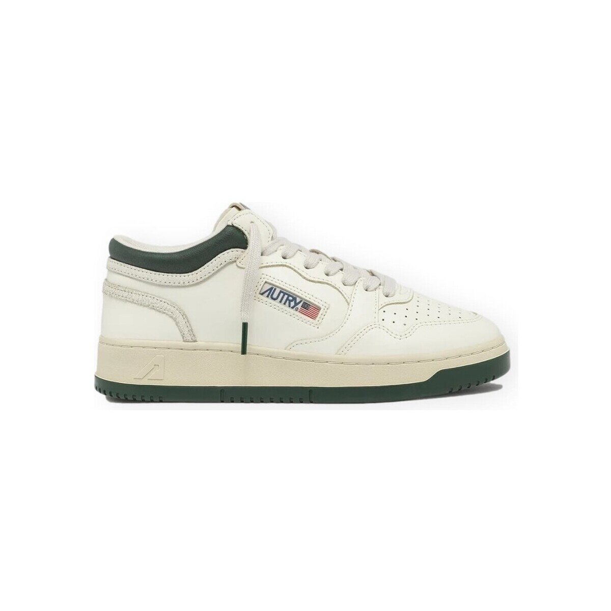 Autry Pantofi Med-Way Leather - Marshmallow/Mountain