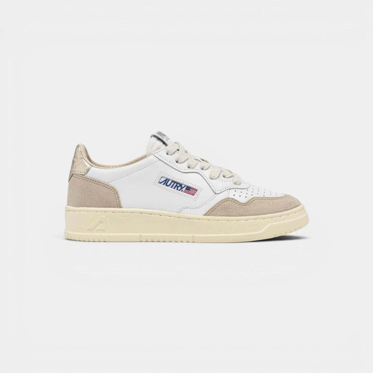 Autry Pantofi Medalist Low White Gold (Women's)