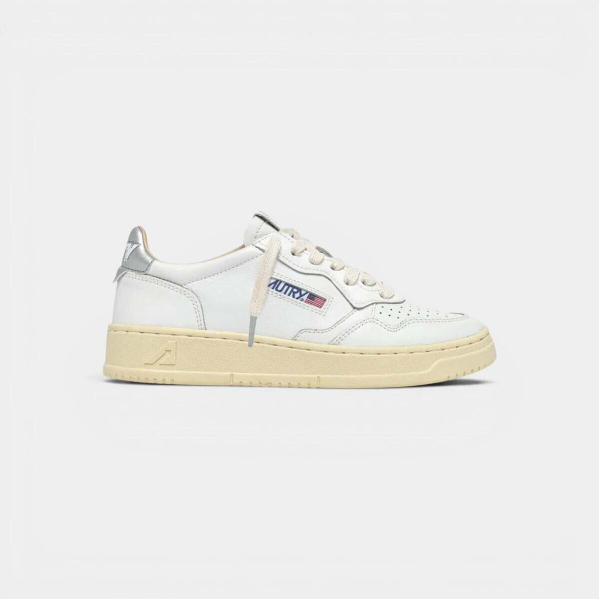 Autry Pantofi Medalist Low White Silver (Women's)