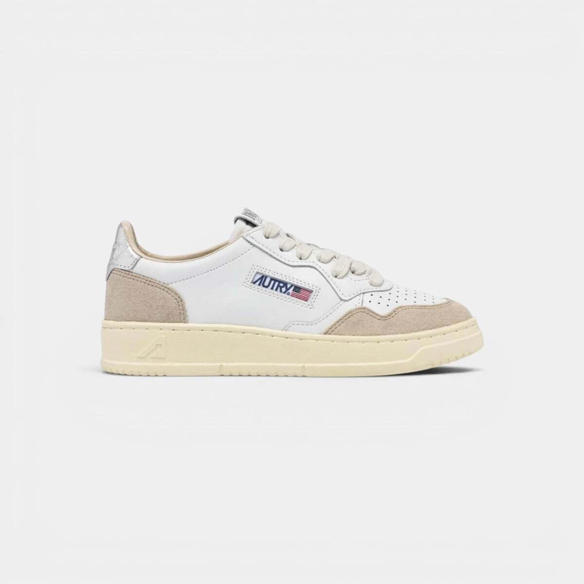 Autry Pantofi Medalist Low White Silver (Women's)